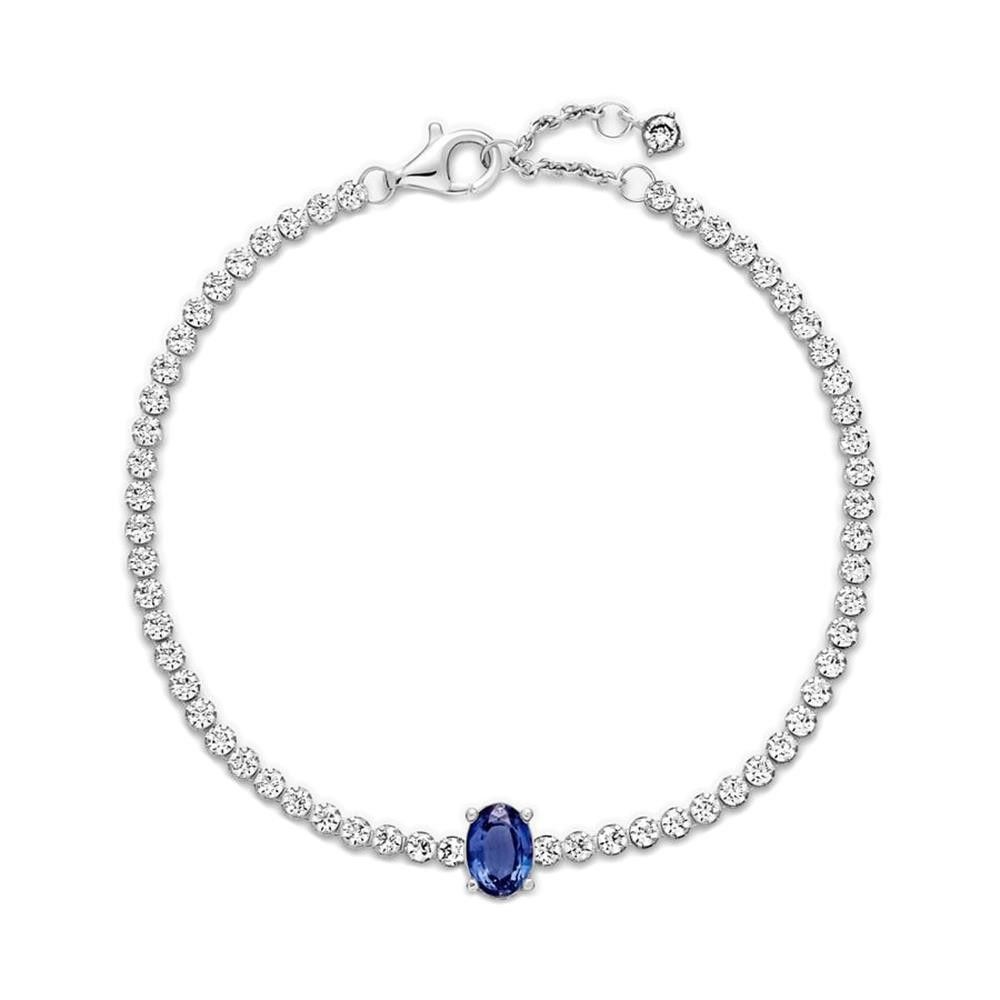 Bracciale Pandora Tennis con Pietra Blu