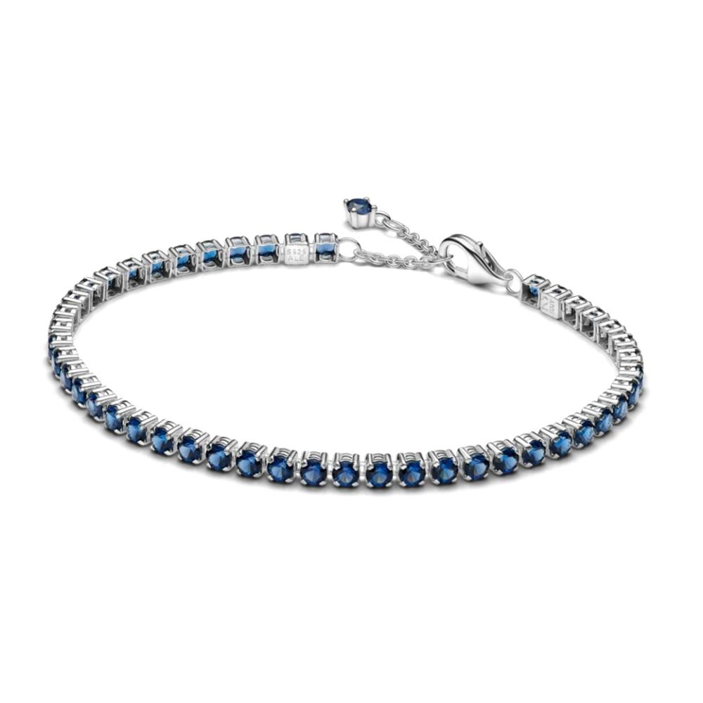 Bracciale Pandora Tennis con Pietre Blu