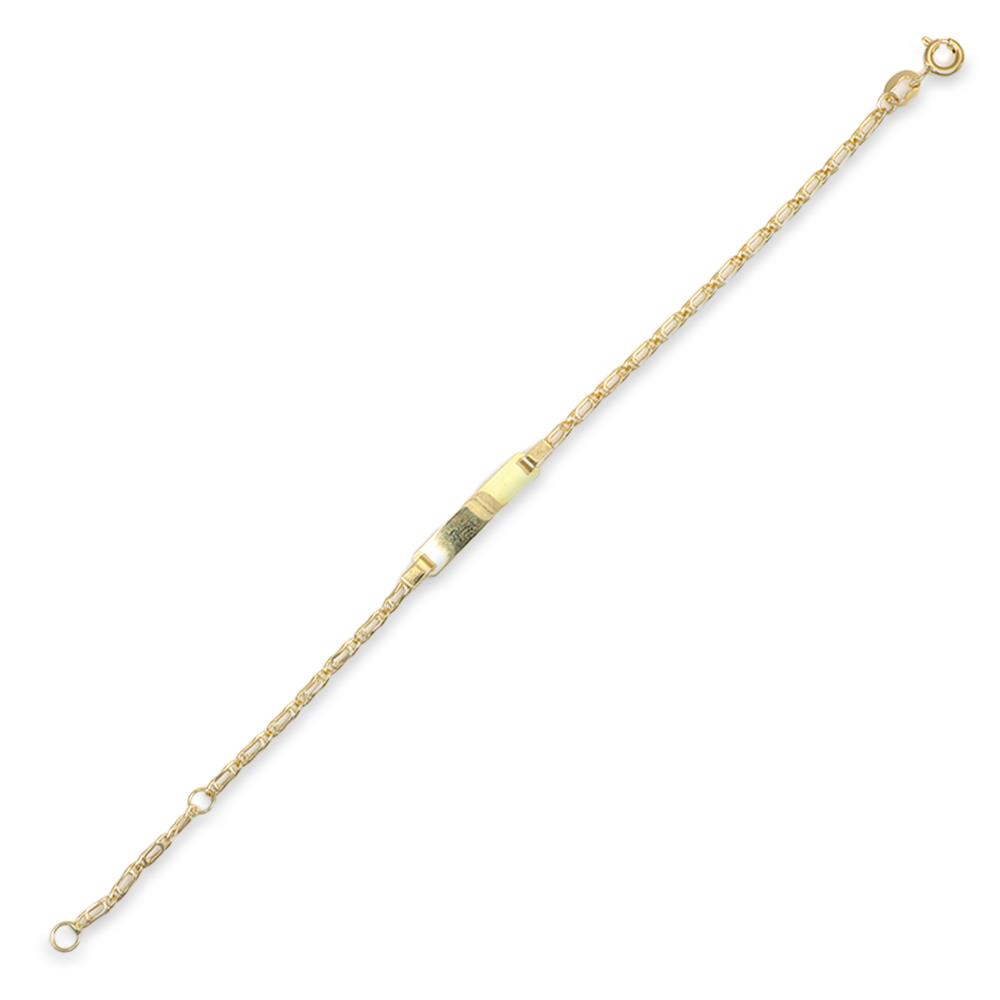 Bracciale Personalizzabile con Incisione in Oro Giallo 18 Kt