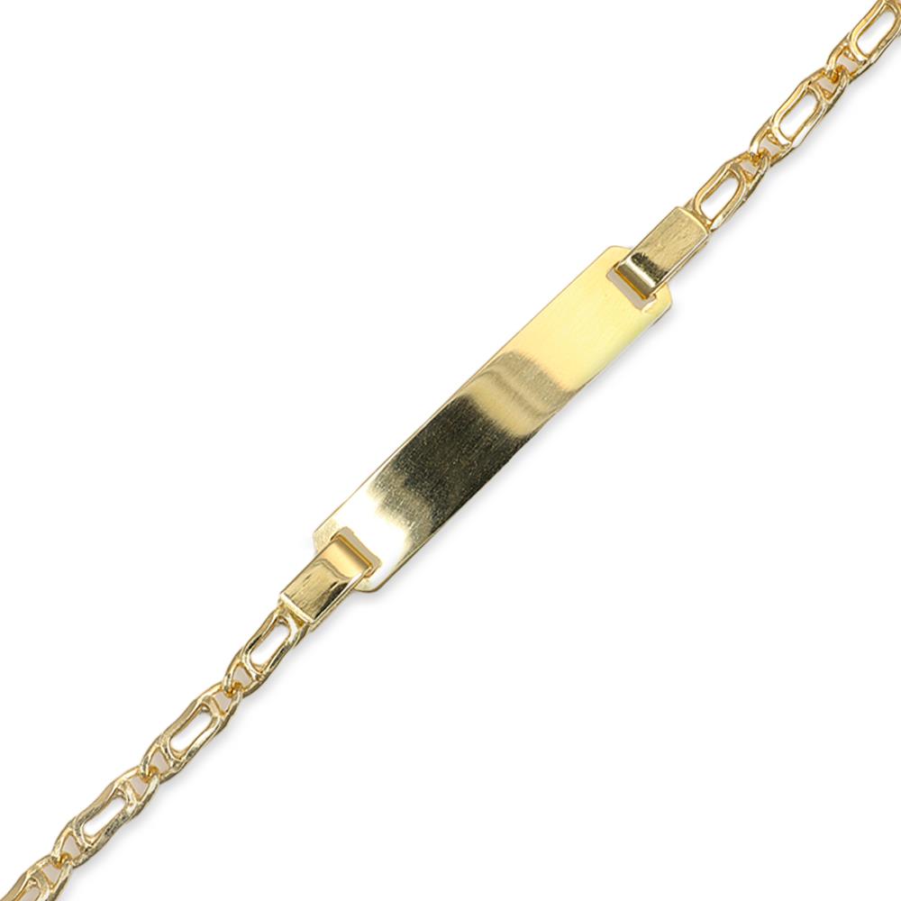 Bracciale Personalizzabile con Incisione in Oro Giallo 18 Kt