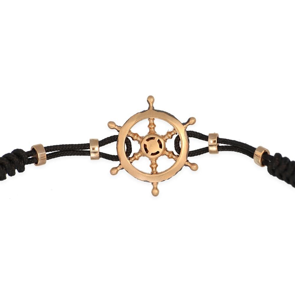 Bracciale Pippo Perez Timone in Oro Giallo 18 Kt e Diamanti