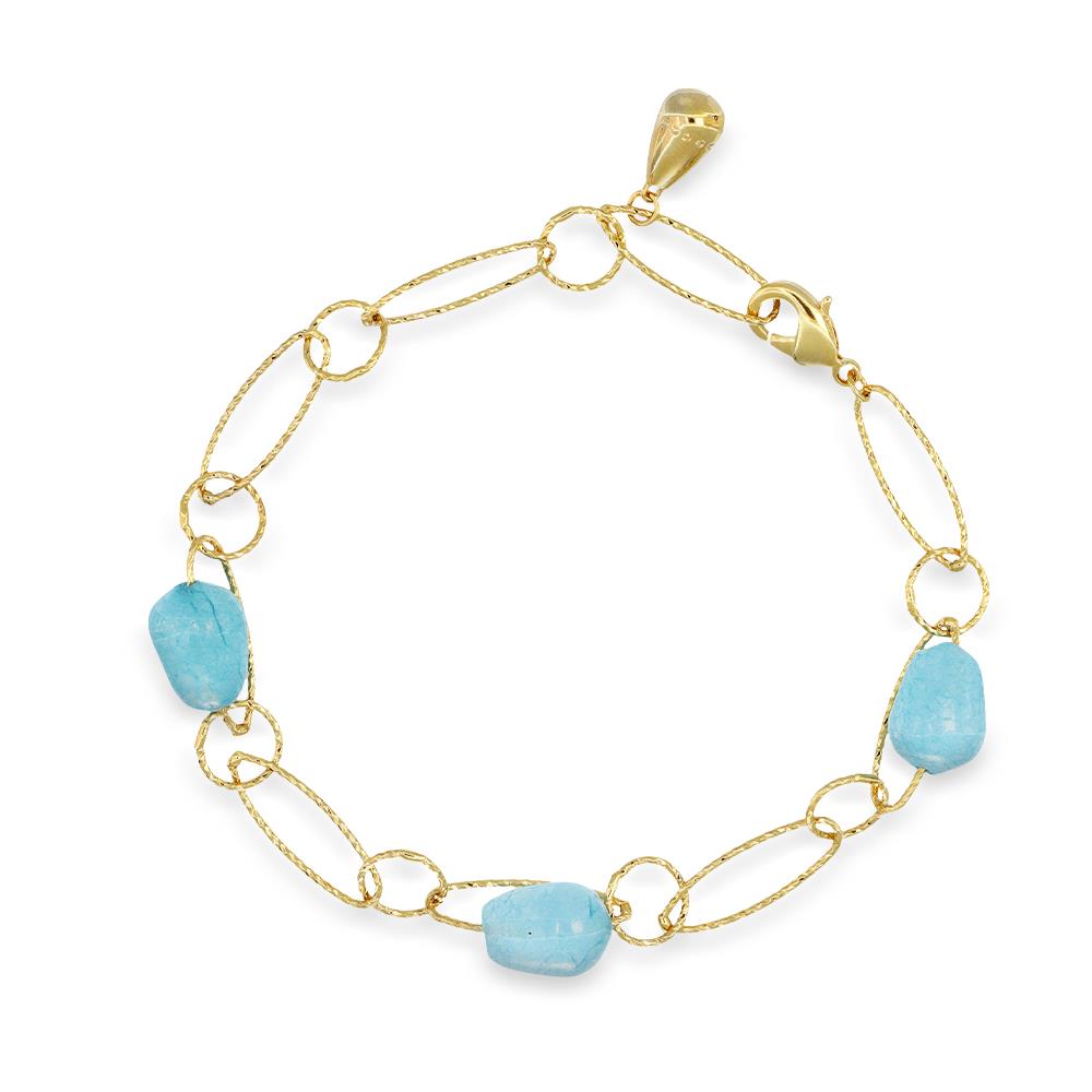 Bracciale Rebecca Tulipe con Pietre Turchesi