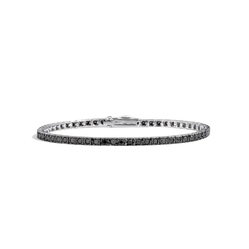 Bracciale Recarlo Anniversary Tennis in Oro Bianco 18 Kt 2,10 ct.