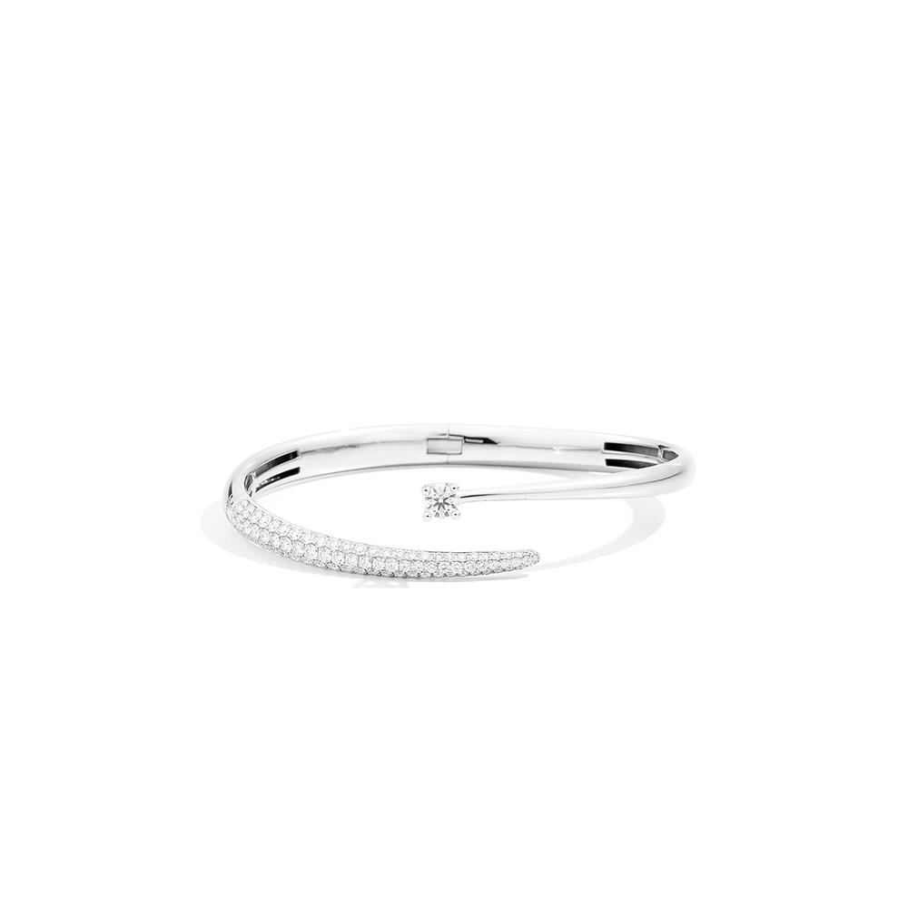 Bracciale Recarlo Eternity in Oro Bianco 18 Kt 1,65 ct.