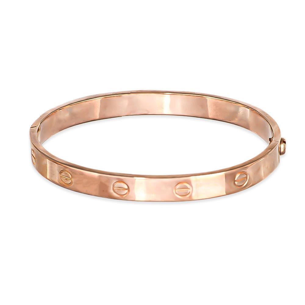 Bracciale Rigido A Vite in Oro Rosa 18 Kt