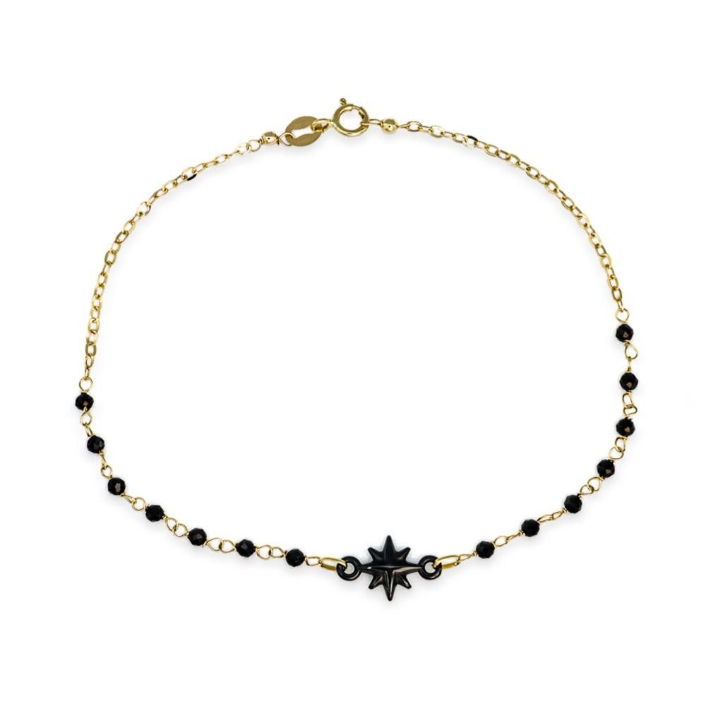 Bracciale Rosa dei Venti in Oro Giallo 18 Kt