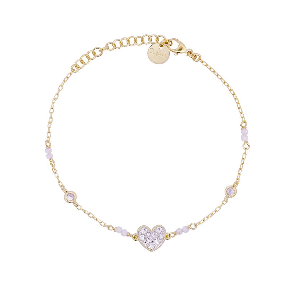 Bracciale Rue Des Mille Stardust Ten Cuore Catena Castoni Pavè