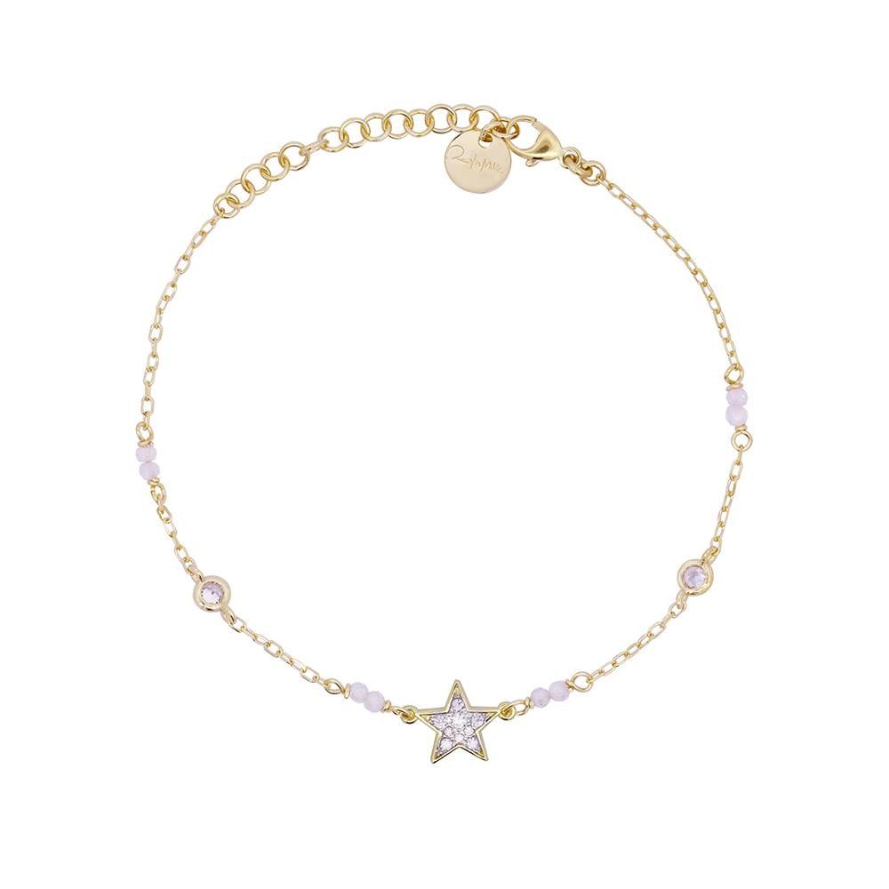 Bracciale Rue Des Mille Stardust Ten Stella Catena Castoni Pavè