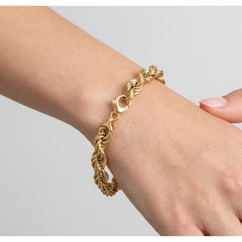 Bracciale Torchon in Oro Giallo 18 Kt