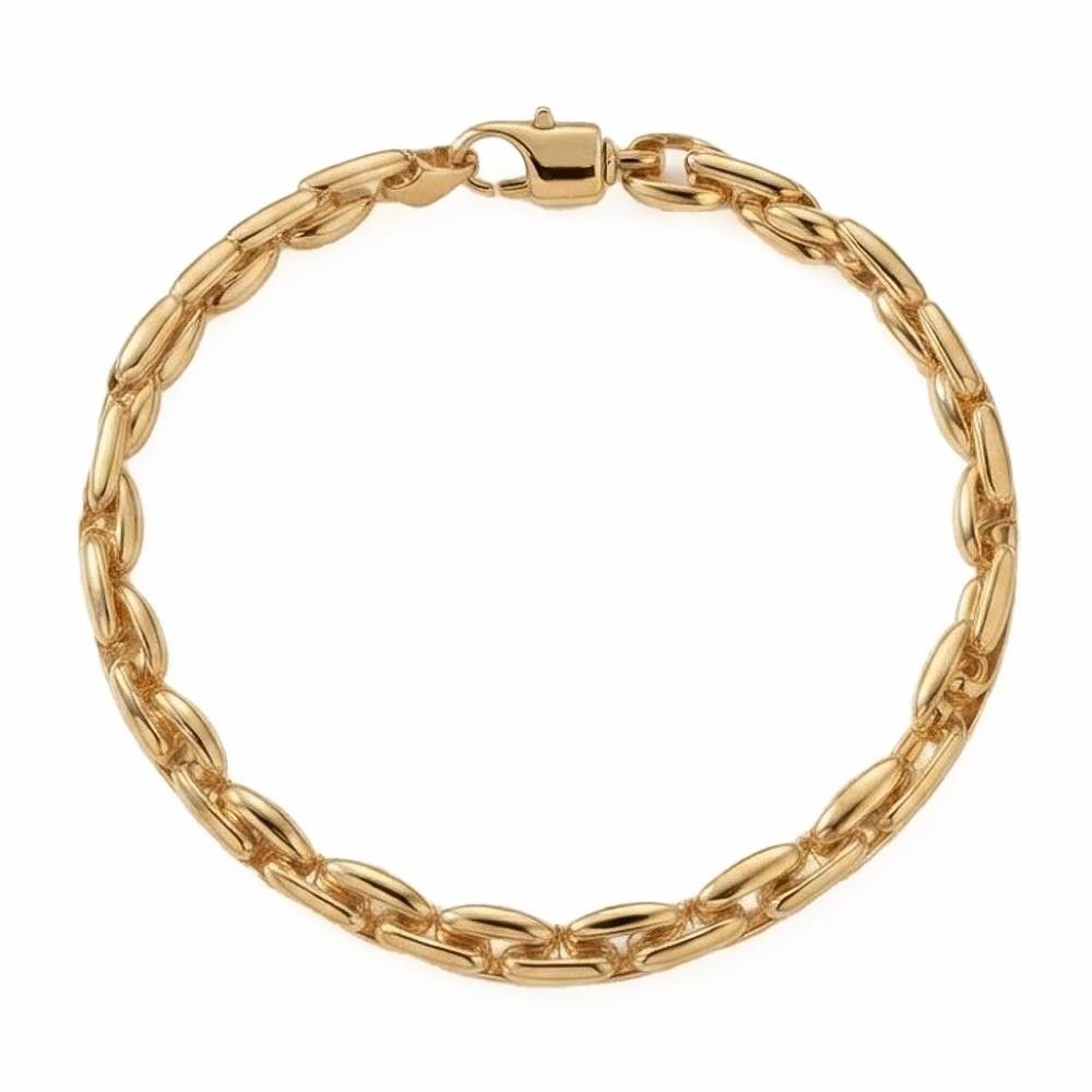 Bracciale Uomo Catena in Oro Giallo 18 Kt