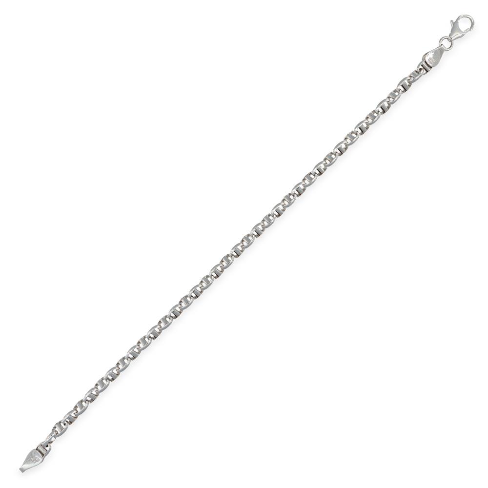 Bracciale Uomo in Oro Bianco 18 Kt