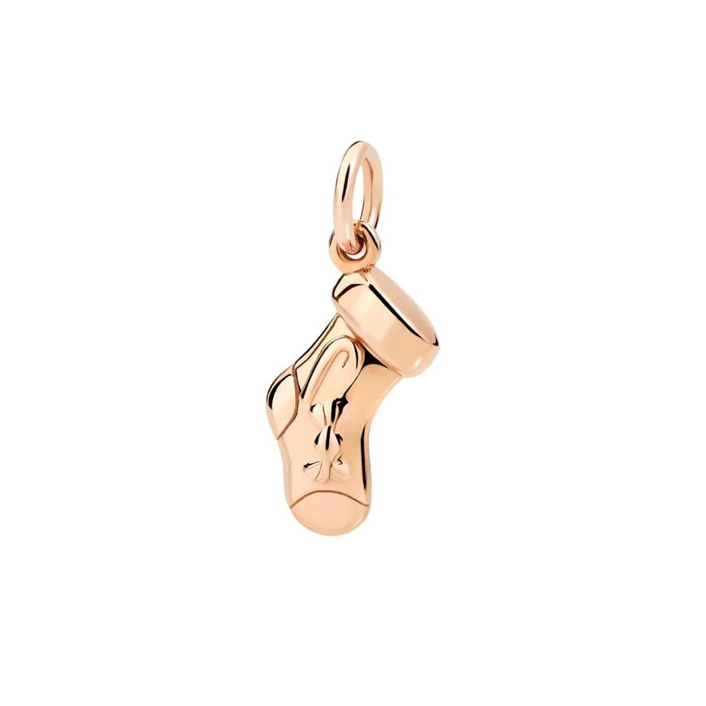 Charm Dodo Calza di Natale in Oro Rosa 9K Limited Edition