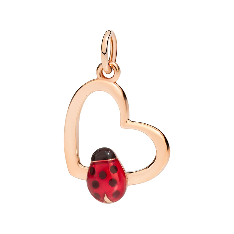 Charm Dodo Cuore Silhouette
