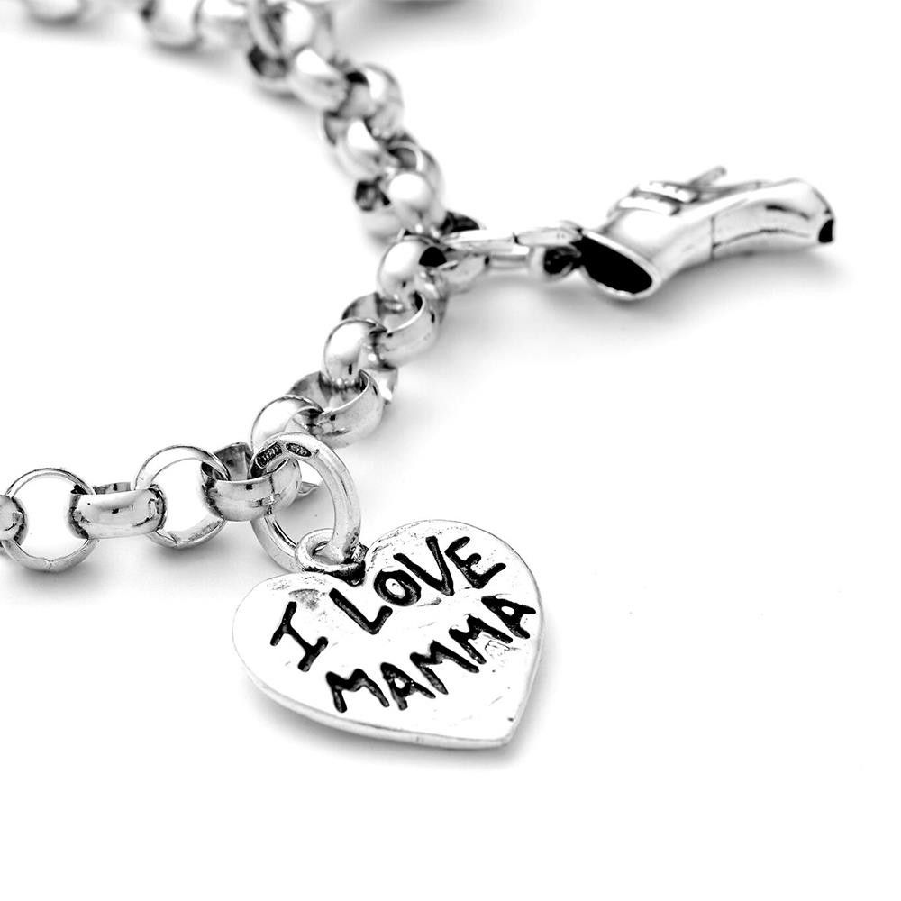 Charm Giovanni Raspini Cuore "I Love Mamma"