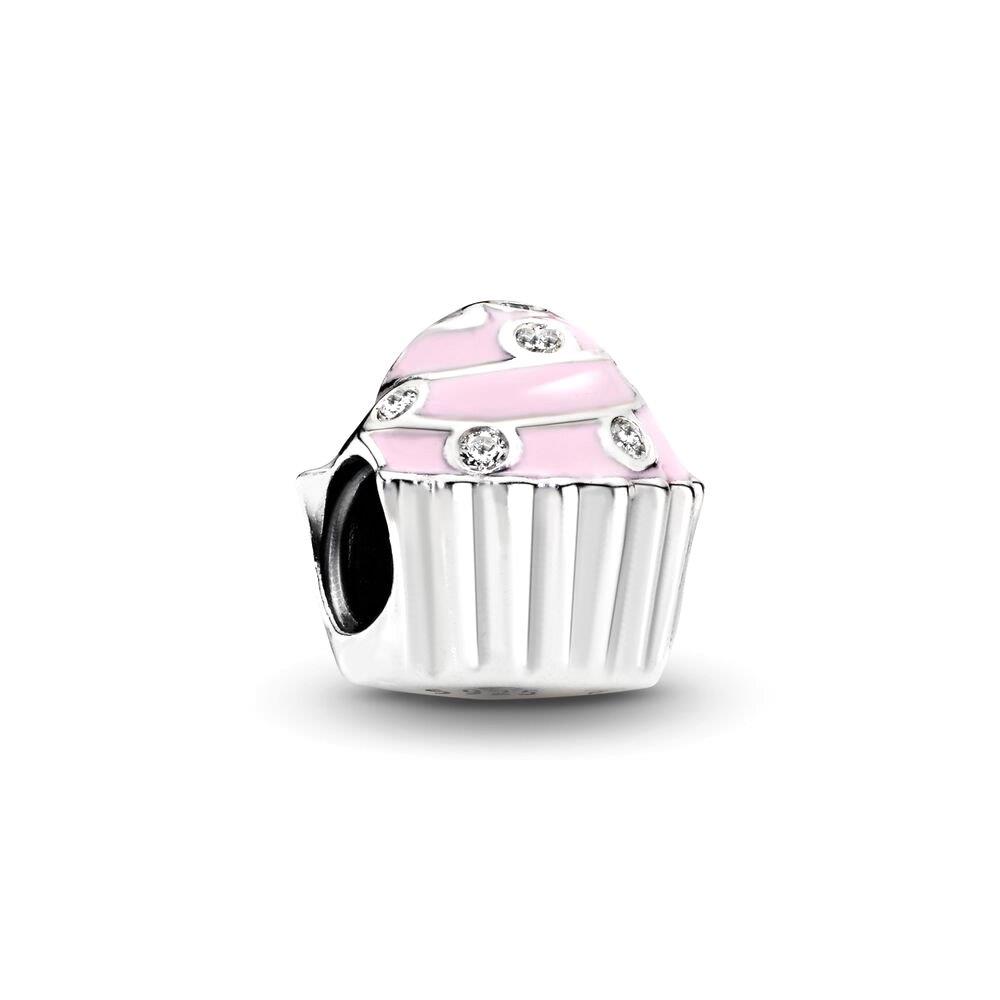 Charm Pandora Cupcake rosa