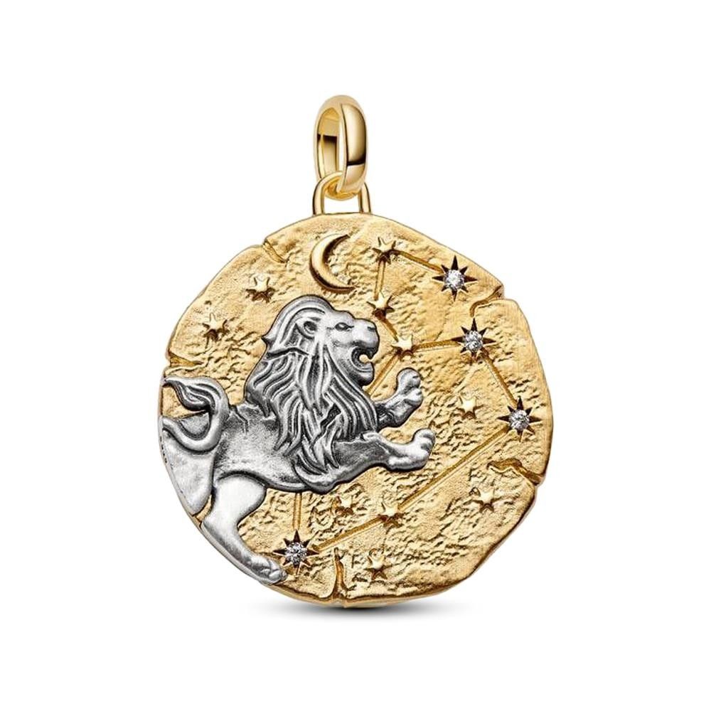 Charm Pandora Medallion XL Leone "Luceat Lux Tua"