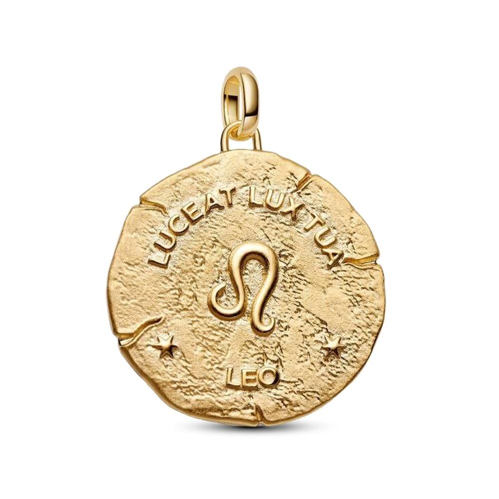 Charm Pandora Medallion XL Leone "Luceat Lux Tua"