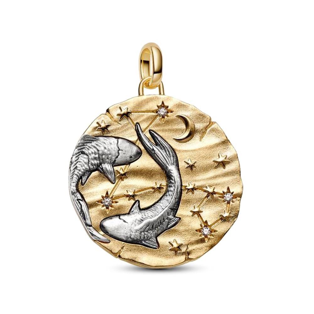 Charm Pandora Medallion XL Pesci "Memento Somniare"