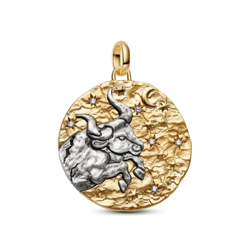 Charm Pandora Medallion XL Toro "Fortitudo Animi"