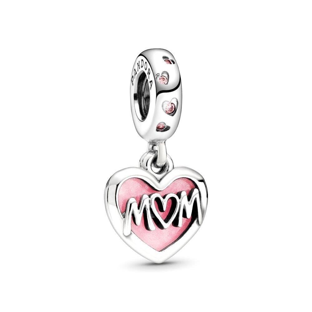 Charm Pendente A Croce Cuore In Argento Sterling 925 – Finitura Antiquata – PA1350BX1 – Per Bracciale O Collana