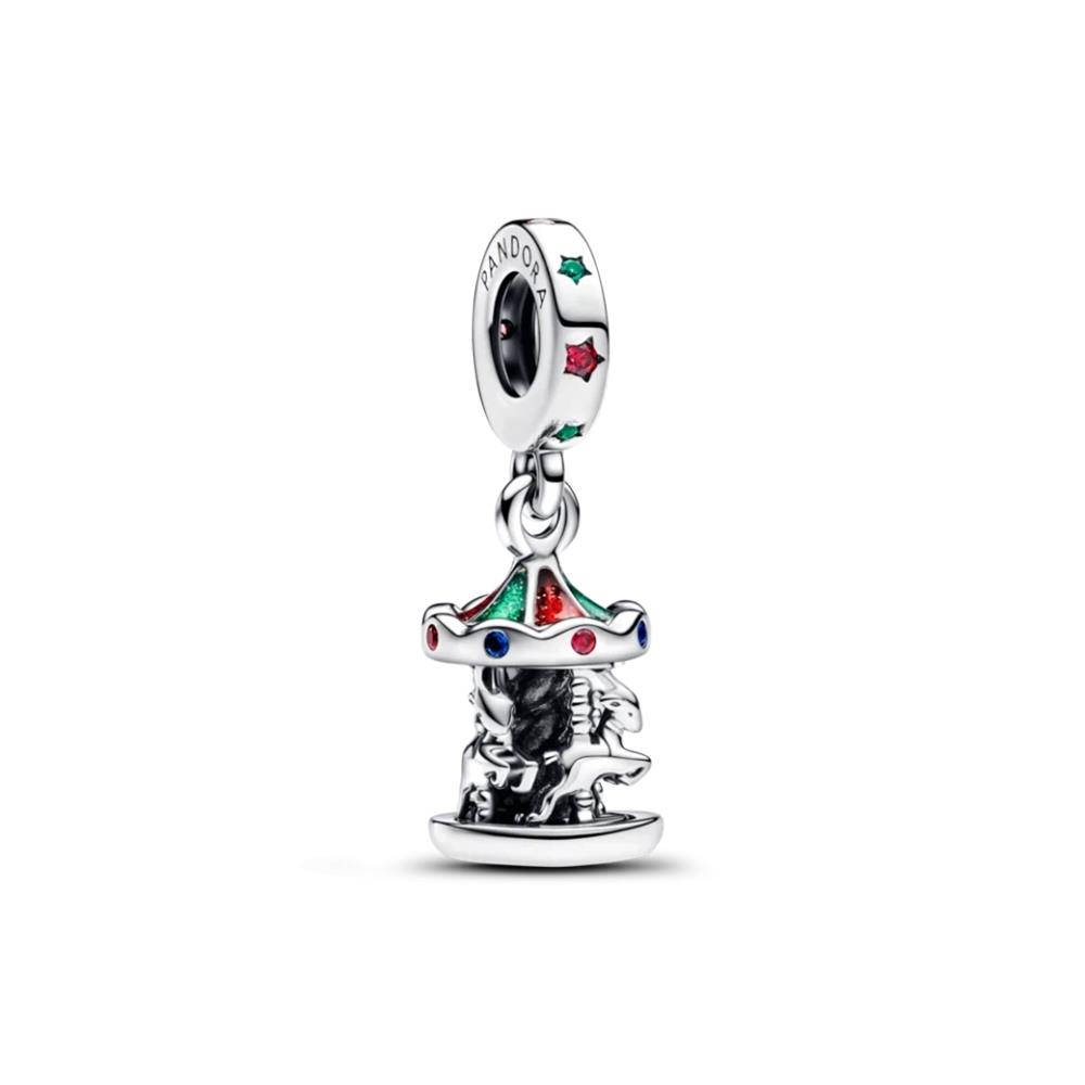 Charm Pandora Pendente Giostra di Natale