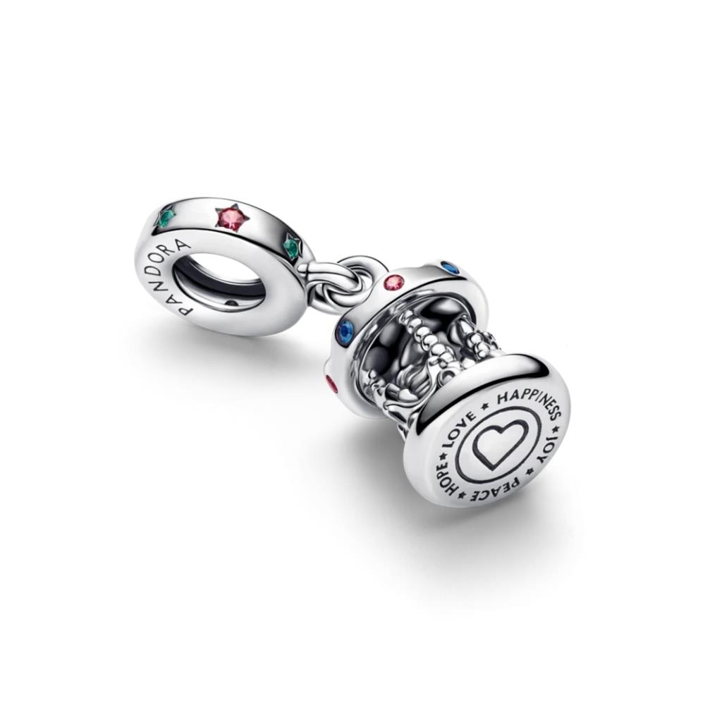 Charm Pandora Pendente Giostra di Natale