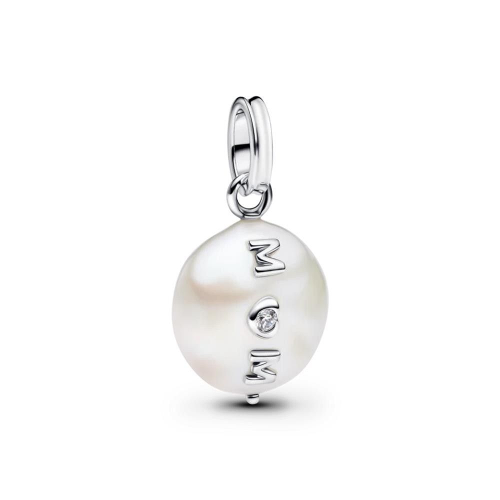 Charm Pandora Pendente Mamma con Perla Barocca d’Acqua Dolce Coltivata