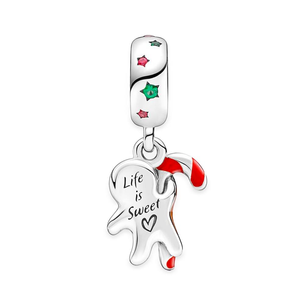 Charm Pandora Pendente Omino Pan di Zenzero
