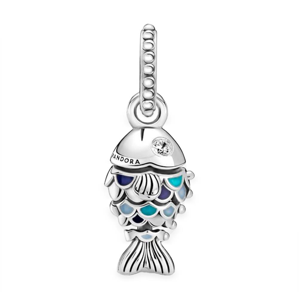 Charm Pandora pendente Pesce blu