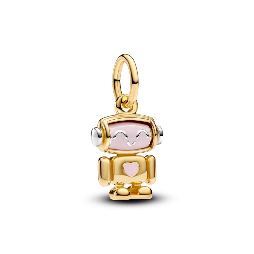 Charm Pandora Pendente Robot con testa girevole