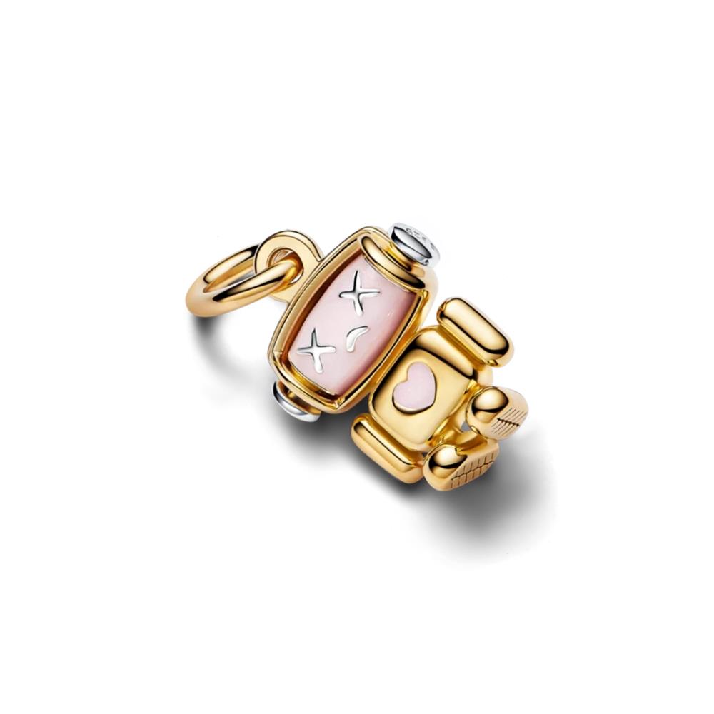 Charm Pandora Pendente Robot con testa girevole