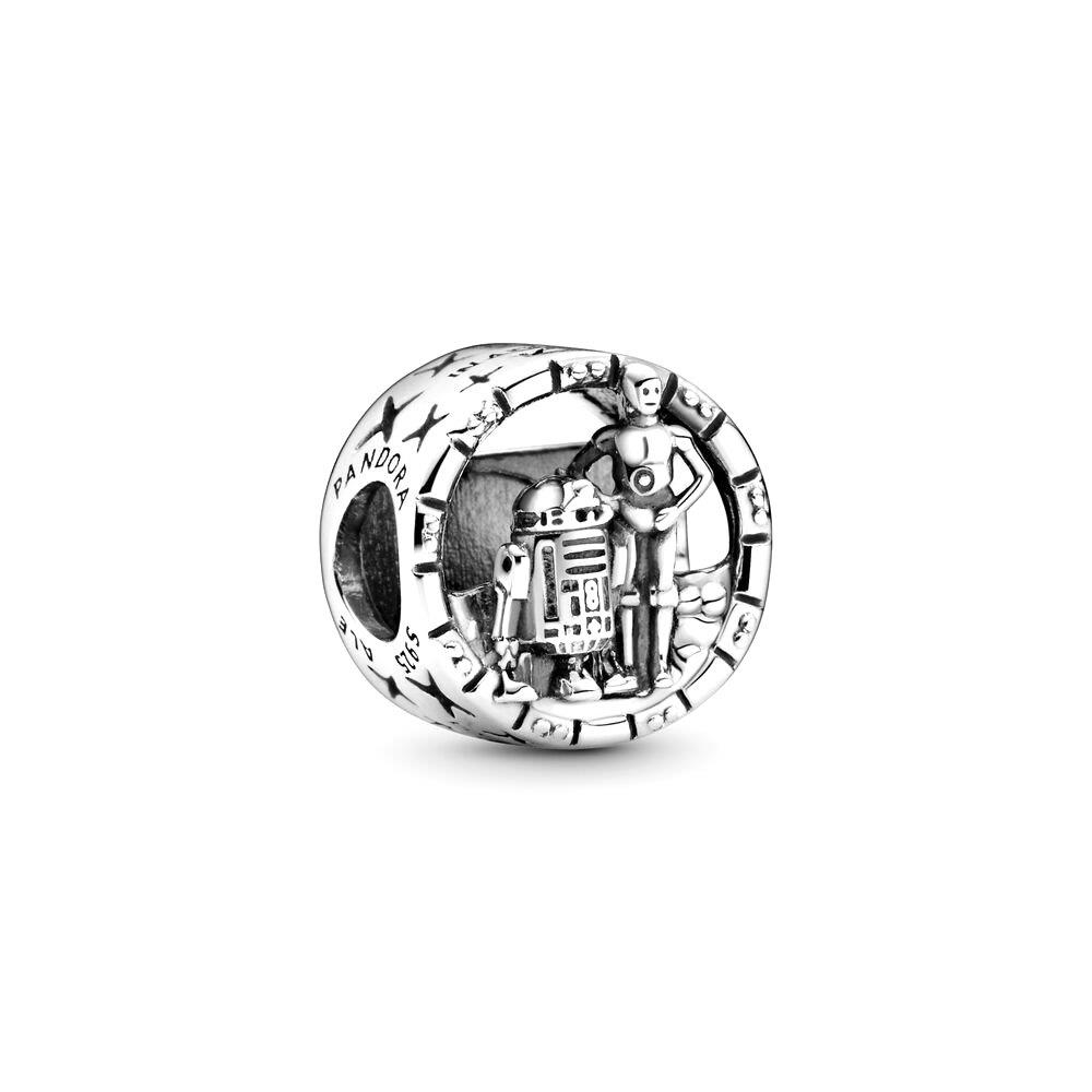 Charm Pandora Star Wars openwork C-3PO e R2-D2