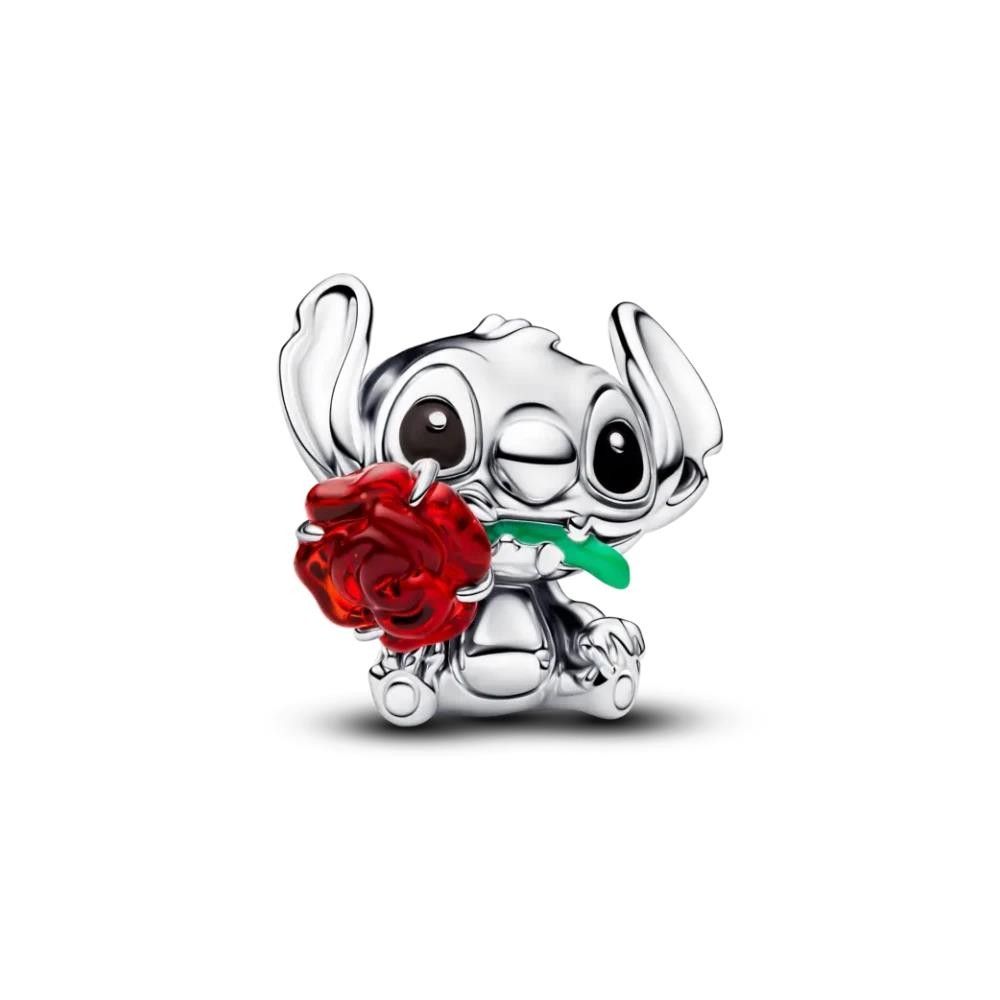 Charm Pandora x Disney, Lilo & Stitch, Stitch con la rosa
