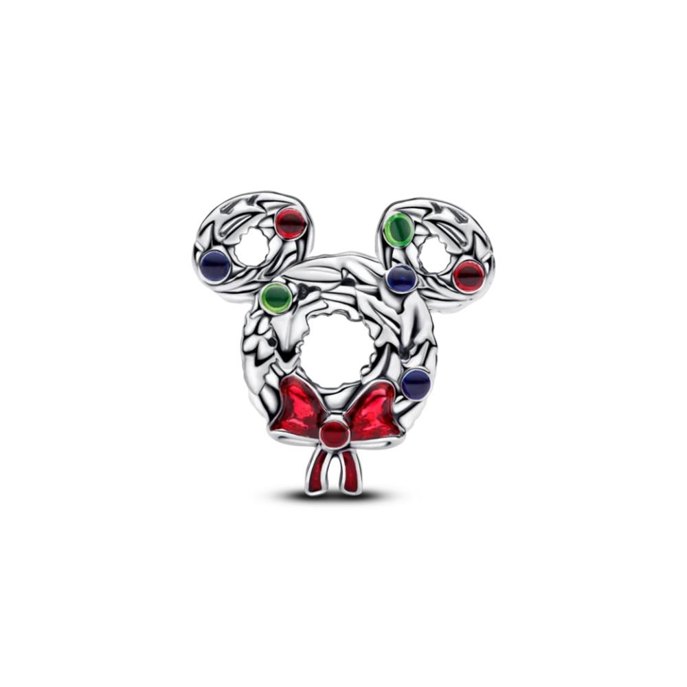 Charm Pandora x Disney, Mickey Mouse, Ghirlanda di Natale