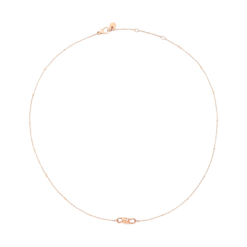 Chocker Dodo Nodo In Oro Rosa 9K