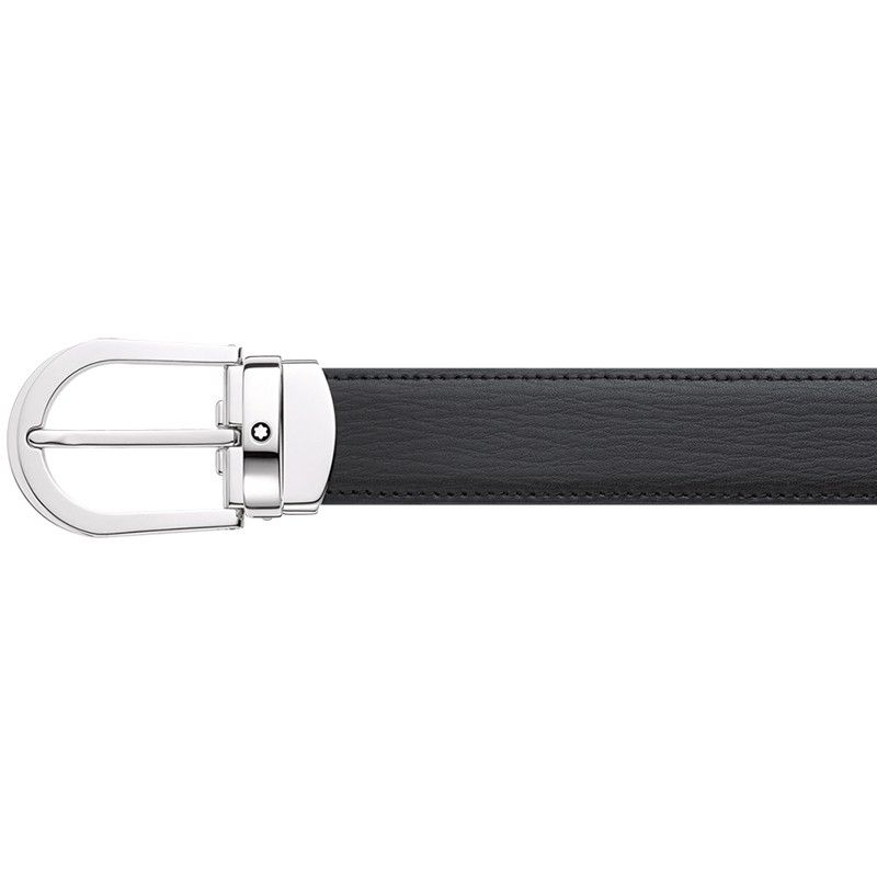 Cintura Uomo Montblanc Classic Line nera elegante