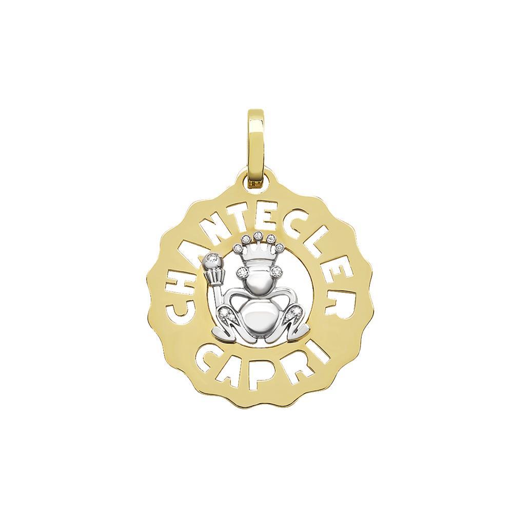 Ciondoli Chantecler Logo Oro KT 18 Principe Ranocchia