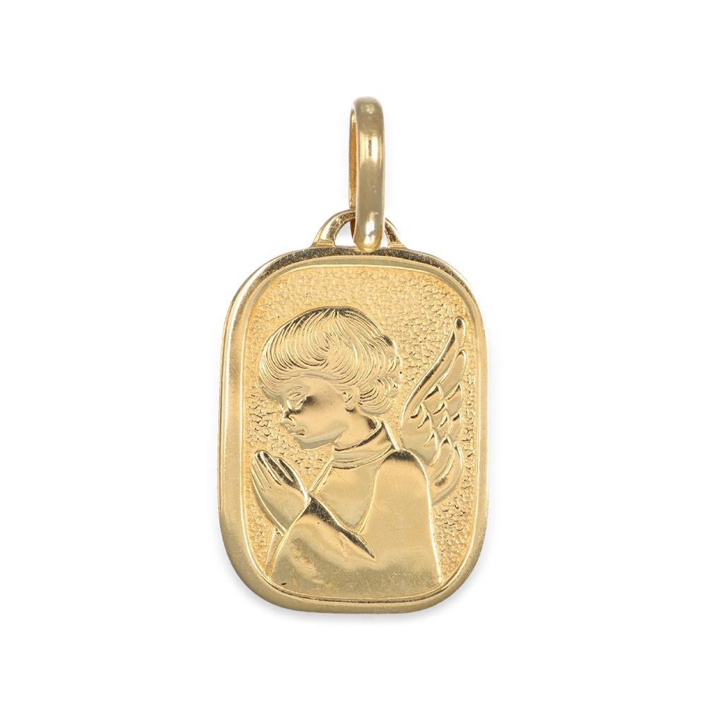Ciondolo Angelo In Oro Giallo 18 Kt