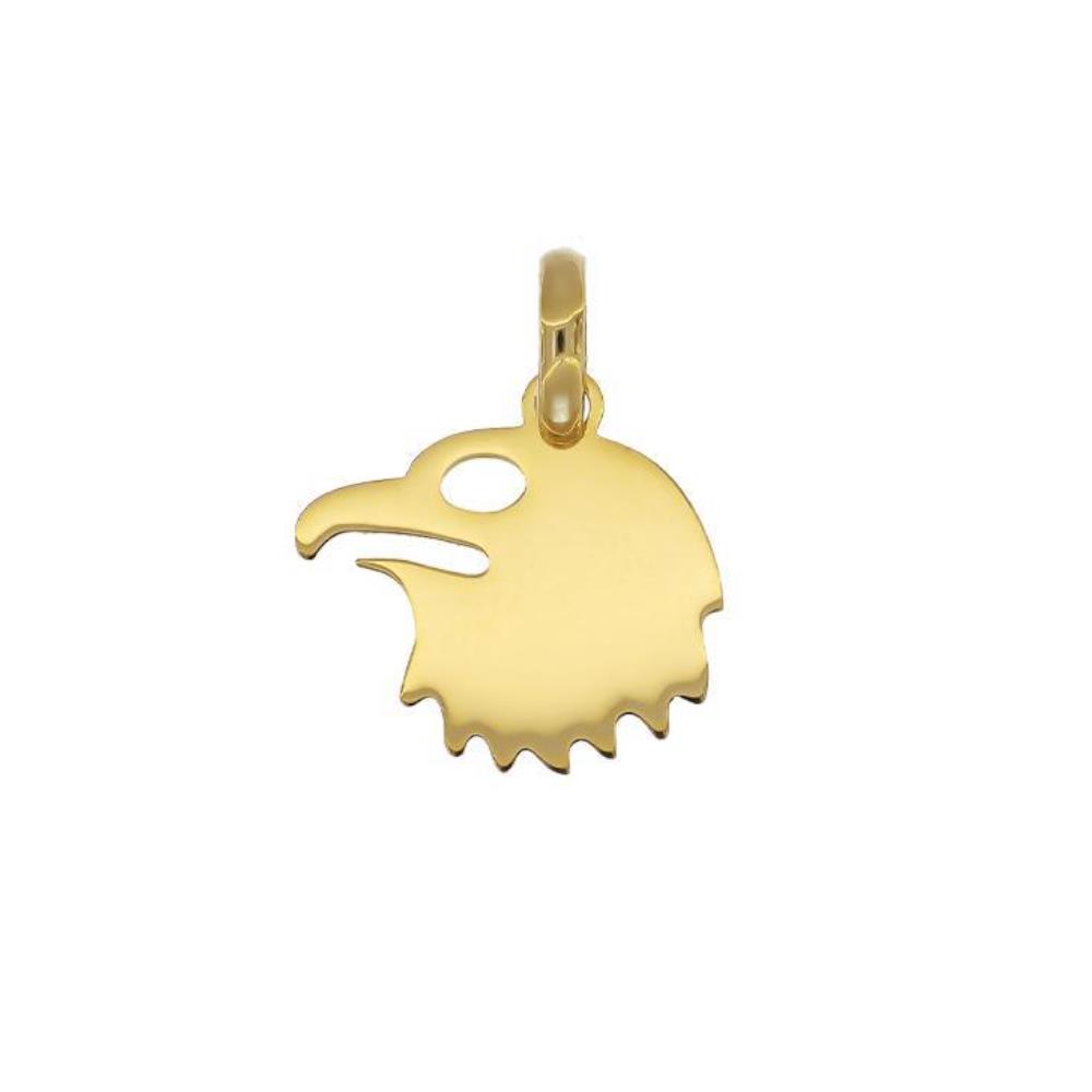 Ciondolo Aquila Lazio In Oro Giallo 18 Kt