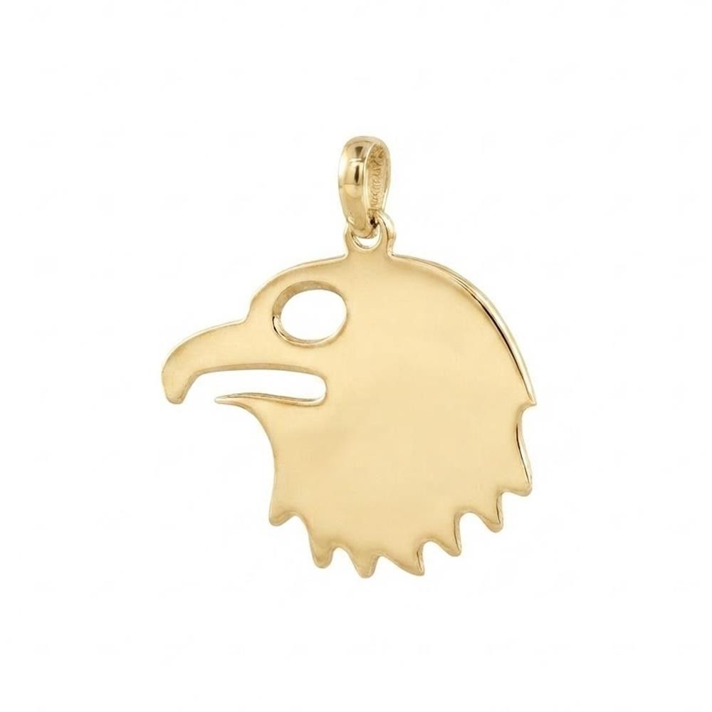 Ciondolo Aquila Lazio In Oro Giallo 18 Kt
