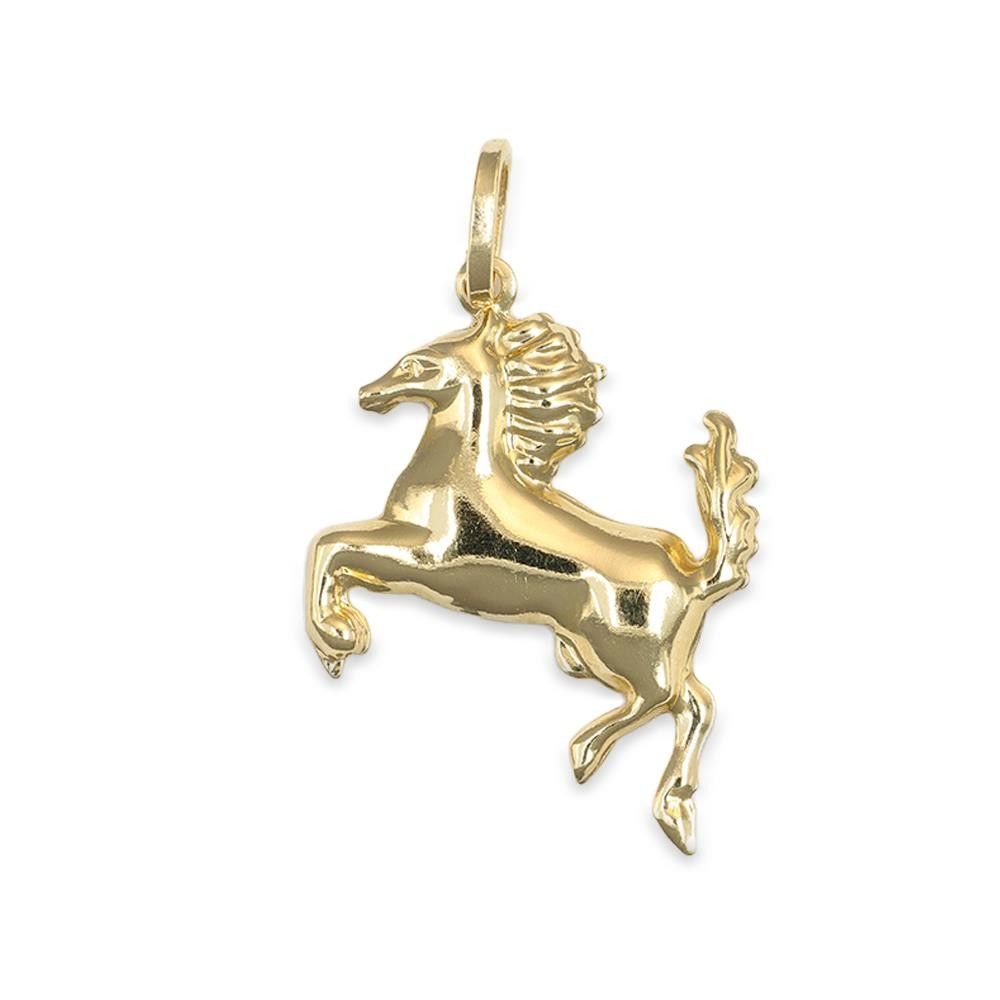 Ciondolo Cavallo in Oro Giallo 18 Kt
