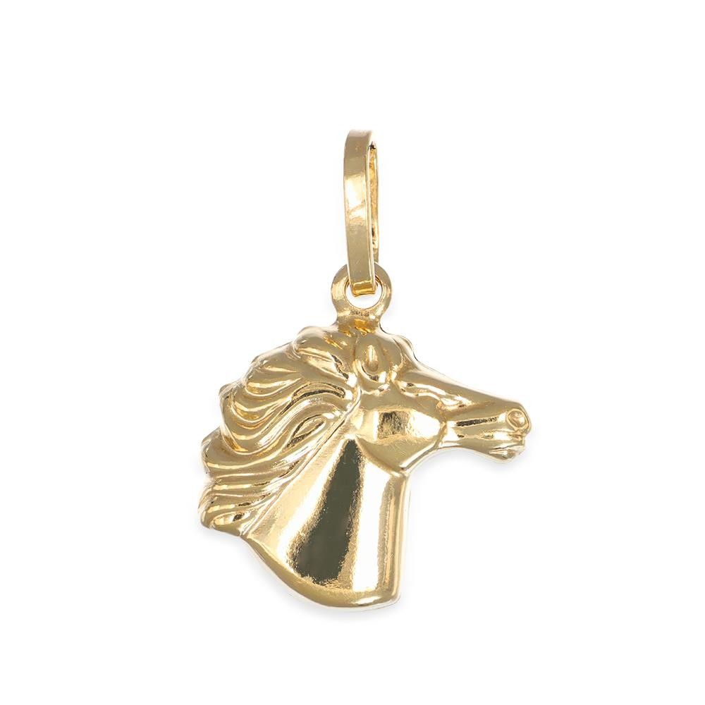 Ciondolo Cavallo in Oro Giallo 18 Kt