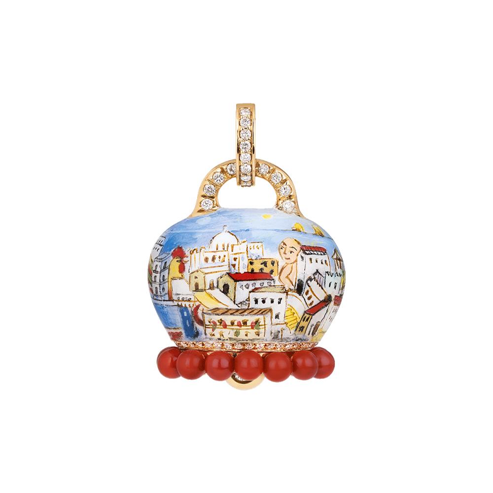 Ciondolo Chantecler Campanella Oro KT 18 Miniatura