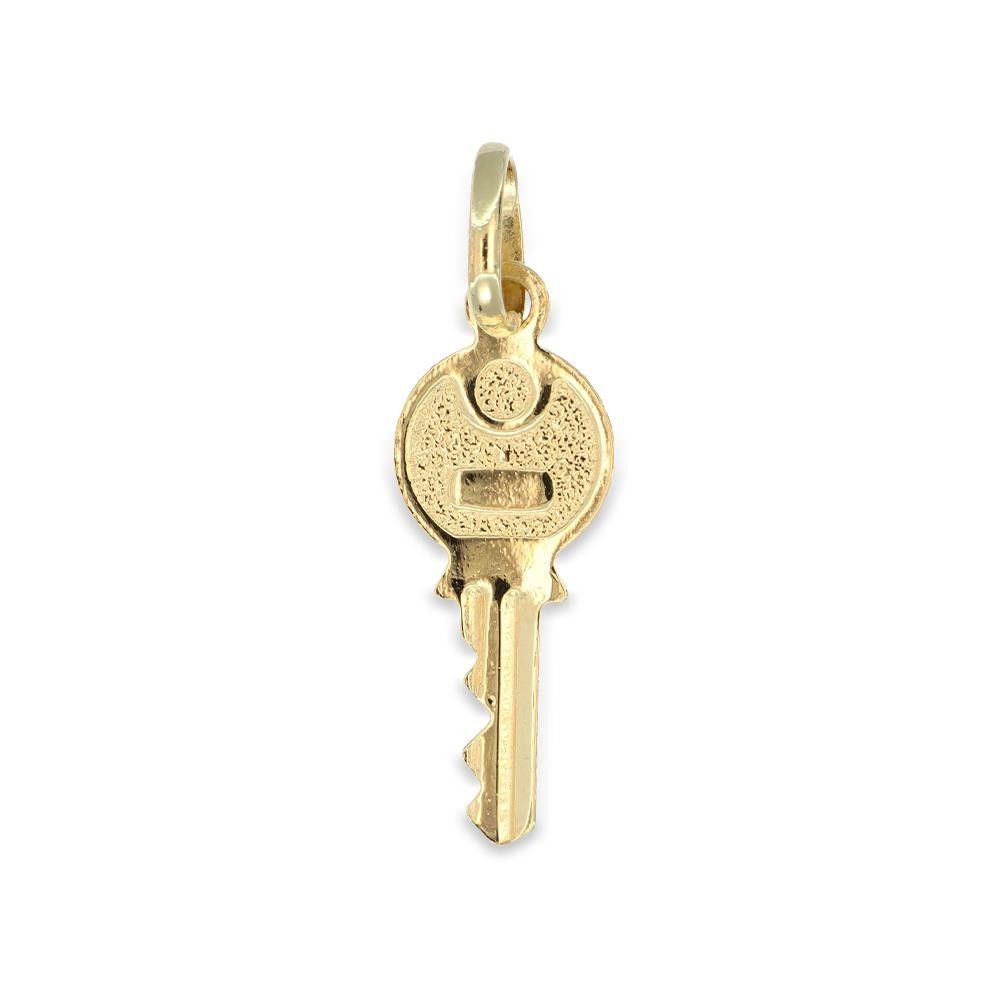 Ciondolo Chiave in Oro Giallo 18 Kt