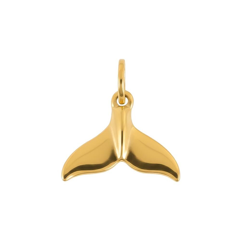 Ciondolo Coda di Delfino in Oro Giallo 18 Kt
