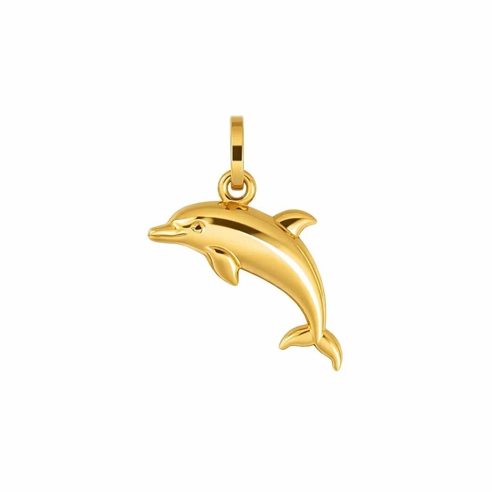 Ciondolo Delfino in Oro Giallo 18 Kt