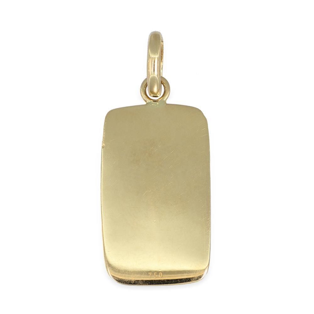 Ciondolo Madonna delle Grazie di Nettuno in Oro Giallo 18 Kt