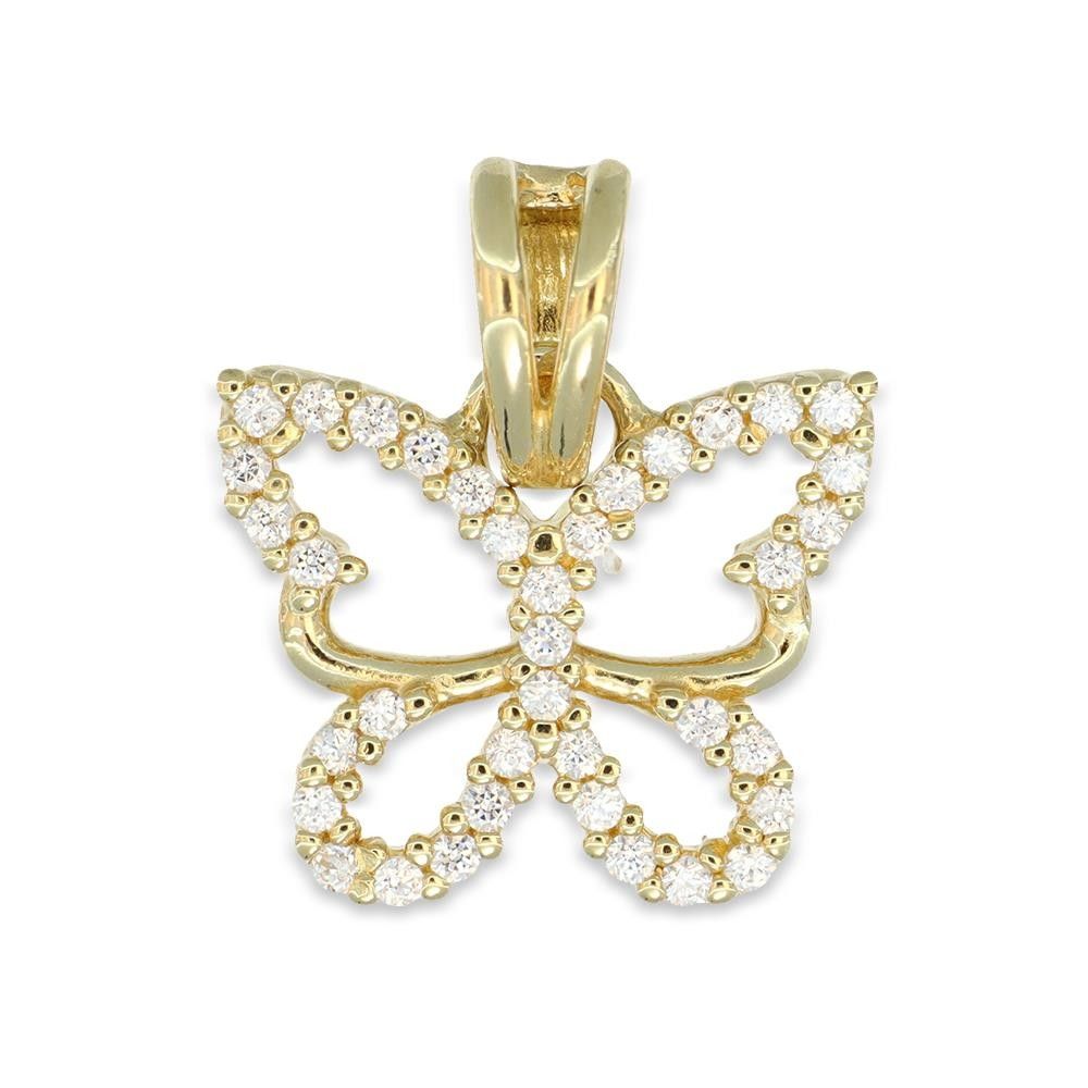 Ciondoli in zirconia cubica placcati in oro compatibili con i bracciali Pandora. ACQUISTA 3 E RICEVI IL 65% DI SCONTO. - Italia