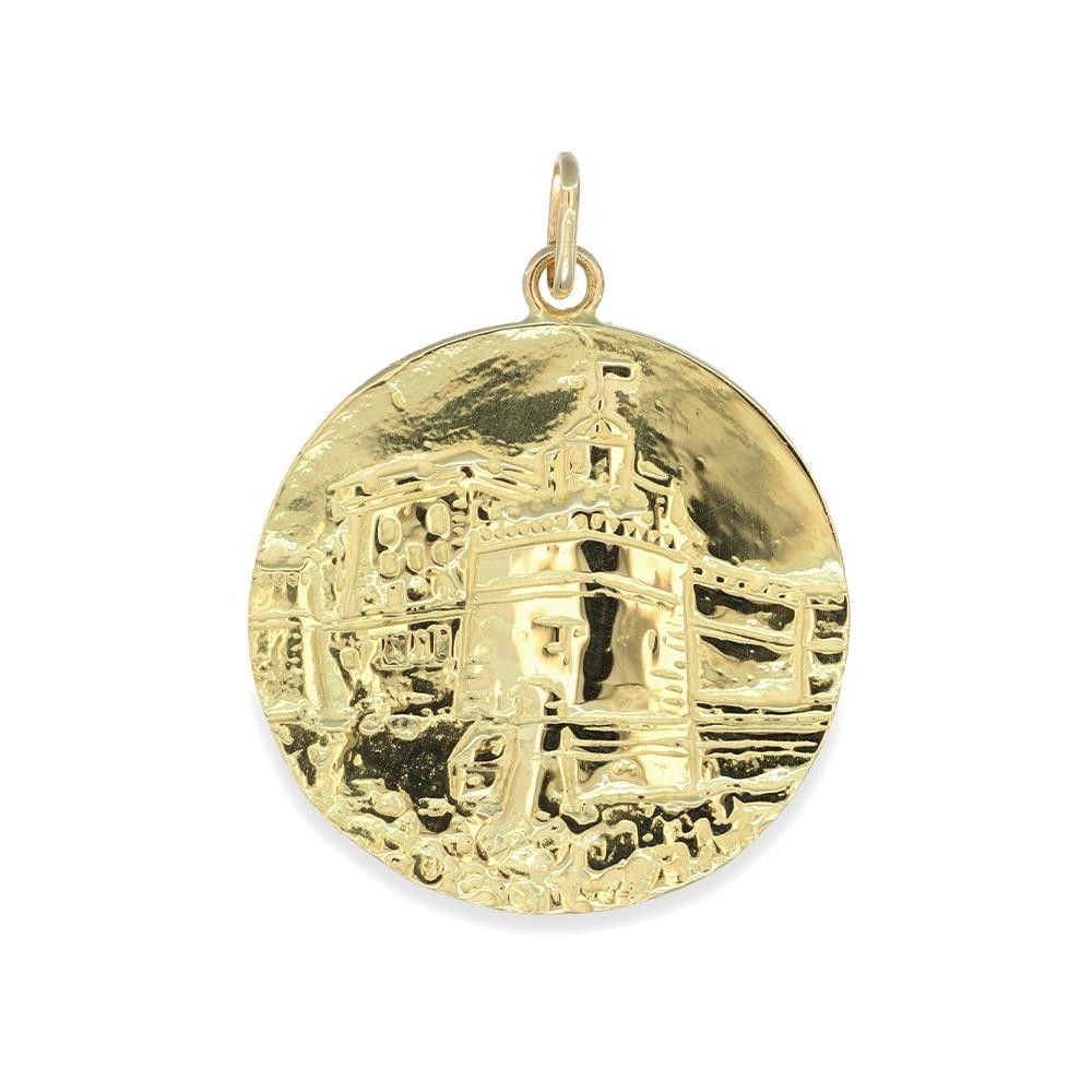 Ciondolo Forte Sangallo di Nettuno in Oro Giallo 18 Kt
