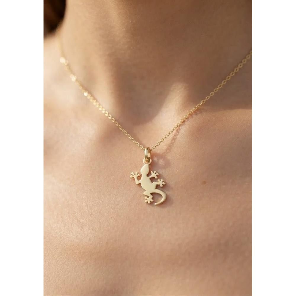 Ciondolo Geco in Oro Giallo 18 Kt